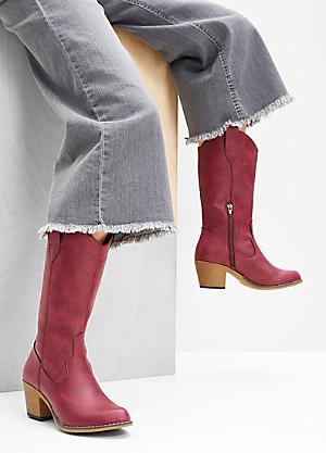 Cheap red boots best sale