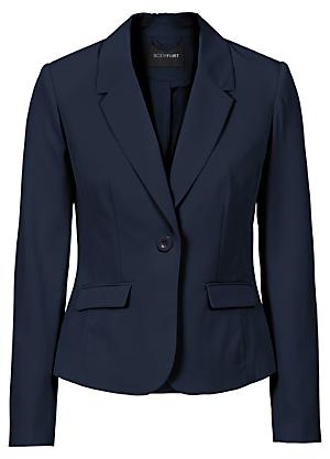 plus size blue coat