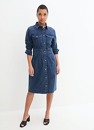 Cheap Denim Dresses Tunic Shirt Dresses bonprix