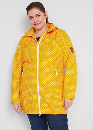 plus size yellow rain jacket