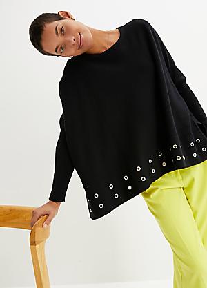 Next womens black on sale jumpers