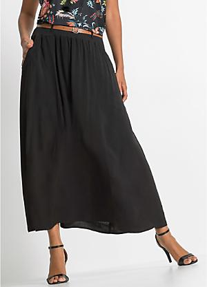 Bpc Bonprix Collection Women's Maxi Skirt L Multi Viscose with