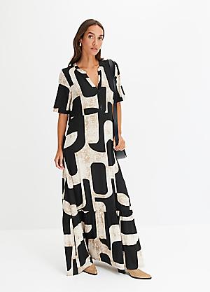 Shop for Black & White | Jersey Dresses | Dresses | Womens
