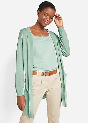 green cardigan womens uk