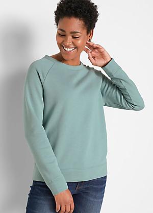 white crew neck sweatshirt womens