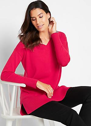 Ladies red hotsell jumpers uk