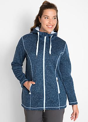 Knit fleece Jacket C+ Plus Size Women