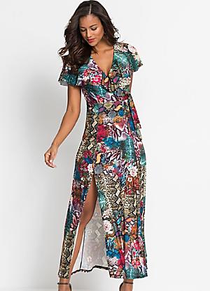 Floral Print Jersey Dress by bonprix