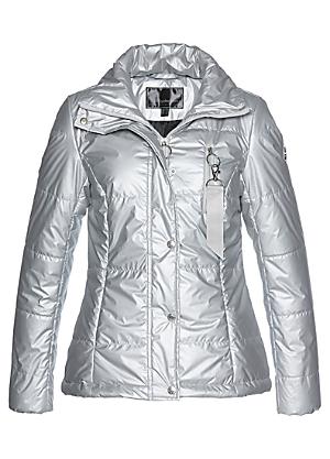 plus size metallic jacket