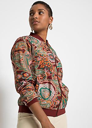 multi coloured bomber jacket womens