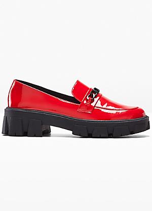Cheap red loafers shop