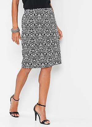 Black and white skirts uk Clearance