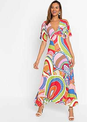 multicoloured maxi dress