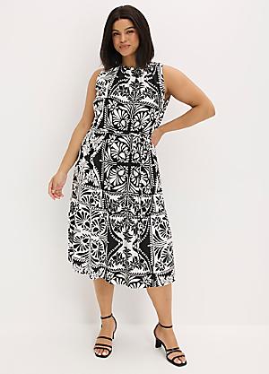 Shop for Black & White | Dresses | Plus Size | online at bonprix