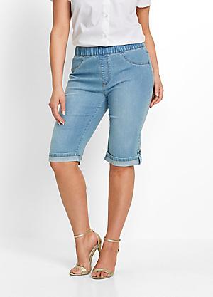 pull on jean shorts plus size
