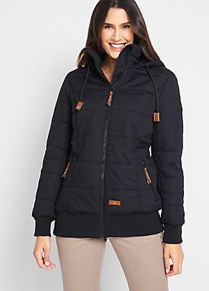 lightweight quilted jacket womens long