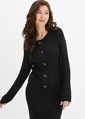 Ladies black cardigans uk best sale