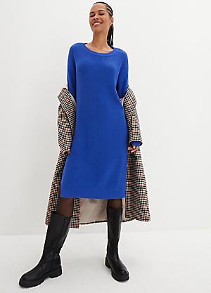 Blue jumper dresses best sale