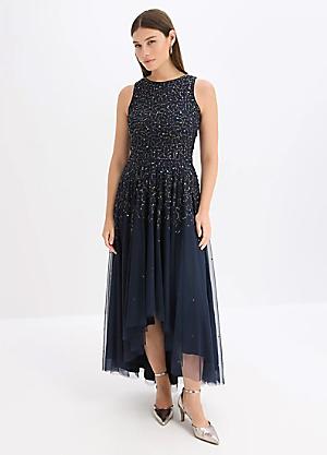 bonprix sequin party dress - dark green - size 14/16 Shop for Partywear | Womens Pink Dresses for Women