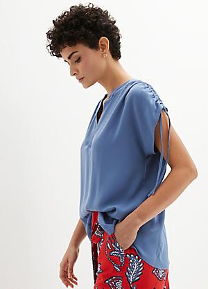 slash neck cord pinafore