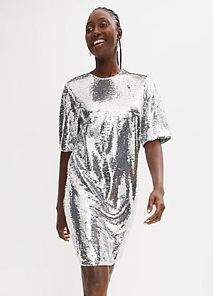 Metallic Plus Size Dresses for Women