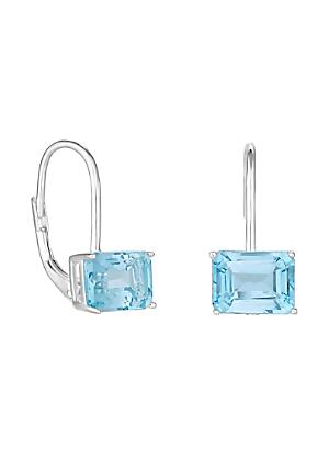 Fish Hook Stud Earring - 925 Sterling Silver