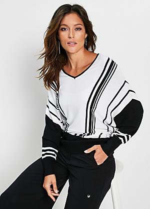 Women's Cheap Black \u0026 White Jumpers 
