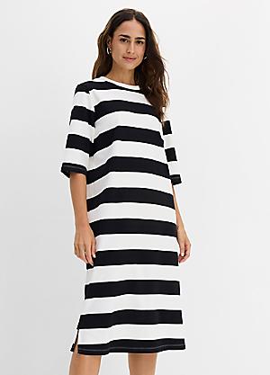 Shop for Black & White | Jersey Dresses | Dresses | Womens | online at  bonprix
