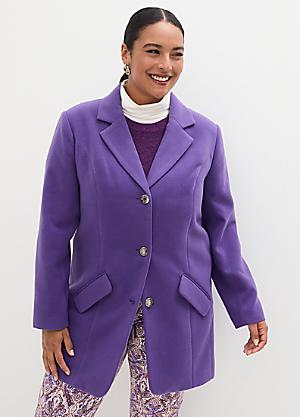 Shop for Purple Coats Jackets Plus Size Womens online at bonprix