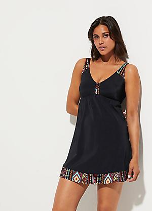 v neck dress dress Casual V-Neck Solid A-Line Ruffled Suspender Short Dress