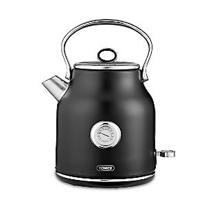 Tower T10074BLK Ash Rapid Boil Pyramid 1.7L Kettle - Black