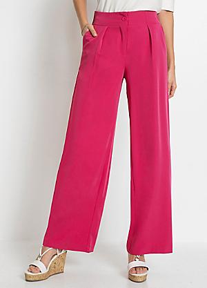 BODYFLIRT Diagonal Fly Trousers In Pink Size 10, $16, BONPRIX.co.uk