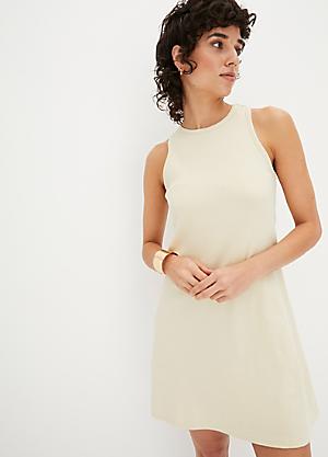 white christmas dresses Endless Rose Women's Tweed Shift Dress with Floral Trim main image 1