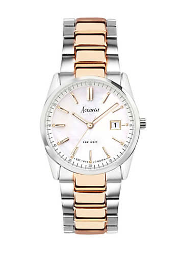 Accurist two tone outlet ladies watch