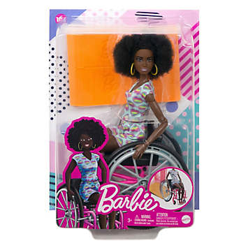 Barbie Wheelchair Doll Black | bonprix