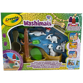 Washimals Dinos Set Jurassic 4 Dinowelpen Crayola 74-7459 - Juguetilandia