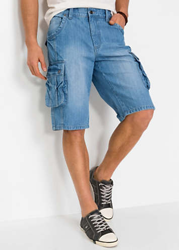 black denim shorts size 18