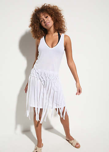 Fringe beach dress best sale