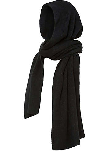Knitted Hooded Scarf by bonprix | bonprix
