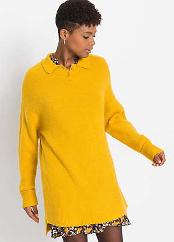 jumper with large collar