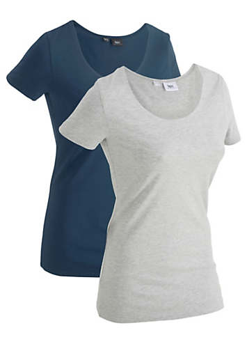 Pack of 2 Extra Long T-Shirts by bonprix | bonprix