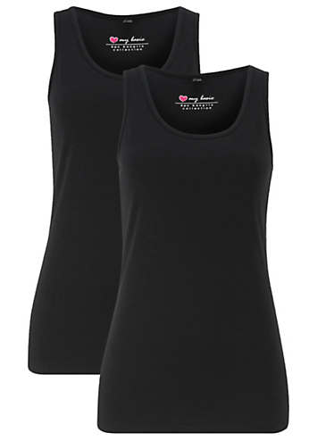 Pack of 2 Tank Tops by bonprix | bonprix