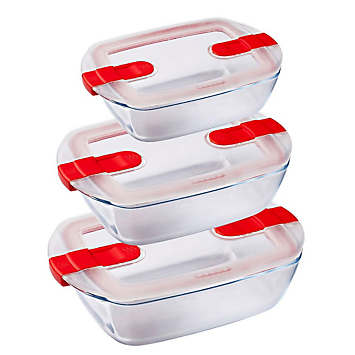 Pyrex Cook&Heat Rectangle Roaster Set | bonprix