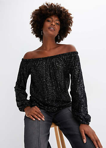 paillette party top