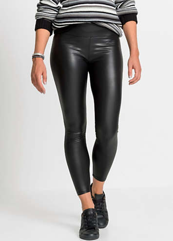 Faux leather outlet leggings target