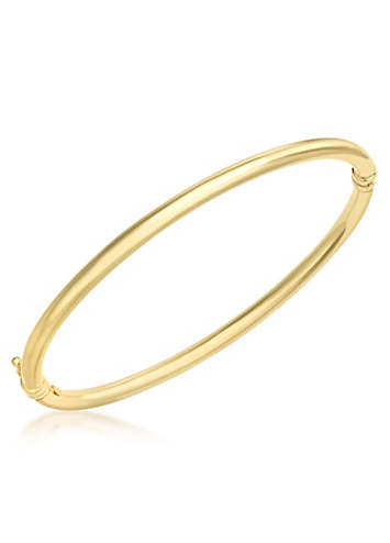 Tuscany Gold 9ct Yellow Gold Oval-Tube Bangle | bonprix