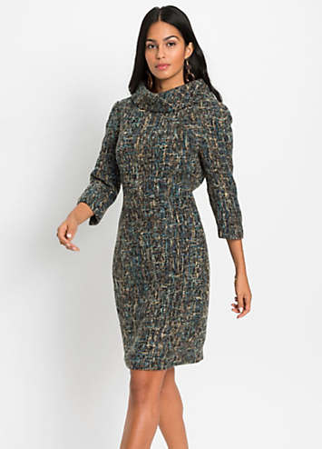 tweed shift dress