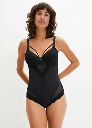 Underwired Minimiser Strappy Body by bonprix | bonprix