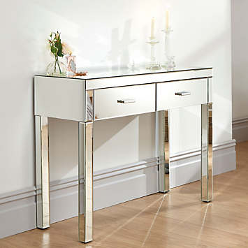 B&m mirrored deals furniture