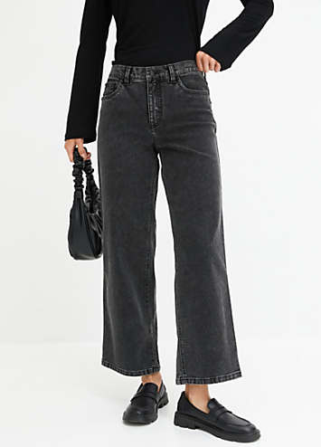 y2k Here & there Denim culottes| Vintage blue denim shorts with  closure and graphic print| Jeans culottes with print main image 0